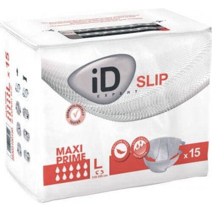 iD Expert Slip Maxi Prime - Large (Cotton Feel) - Pack of 15