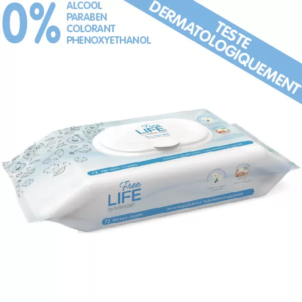 Free LIFE Mitrās salvetes ar kumelīšu ekstraktu